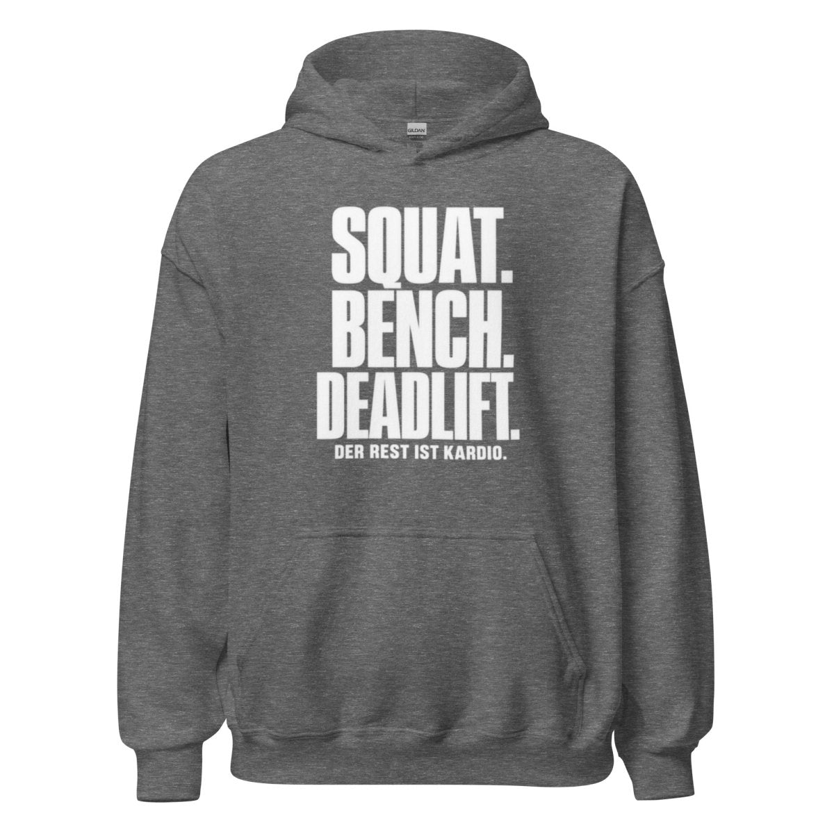 Hoodie "Squat. Bench. Deadlift." – Gym & Bodybuilding S–5XL | Black Ursus - Streetwear - size_range | Black Ursus