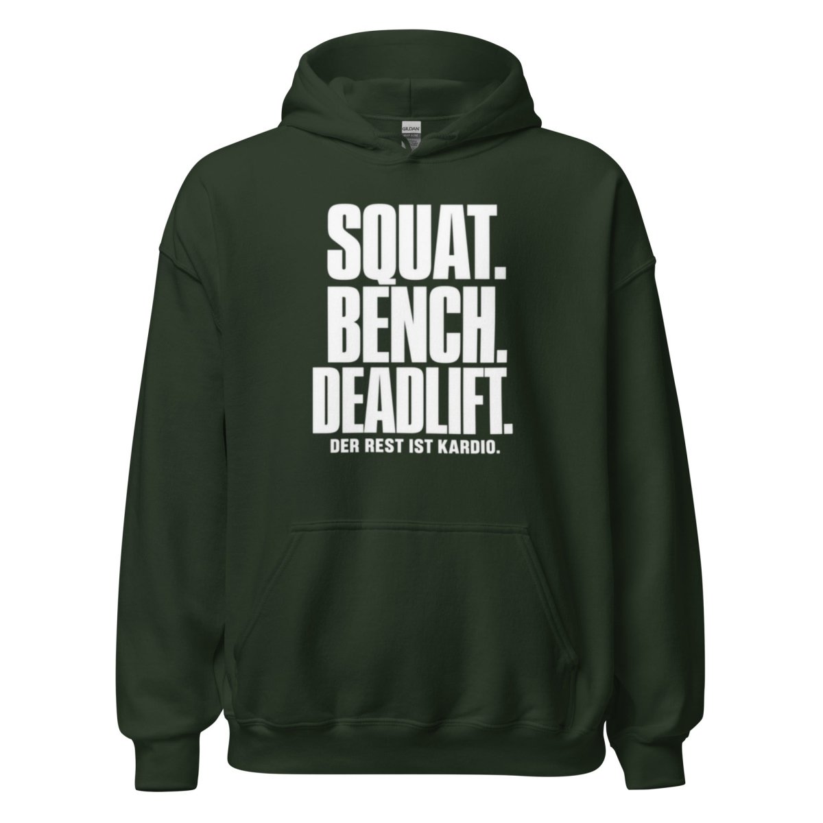 Hoodie "Squat. Bench. Deadlift." – Gym & Bodybuilding S–5XL | Black Ursus - Streetwear - size_range | Black Ursus