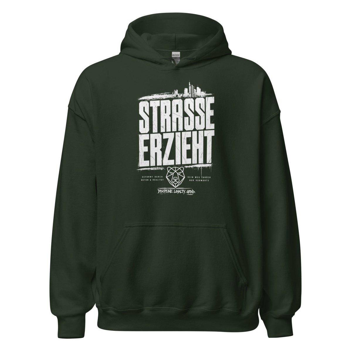 Hoodie "Straße erzieht" – Urban Streetwear S–5XL | Black Ursus - Streetwear - size_range | Black Ursus