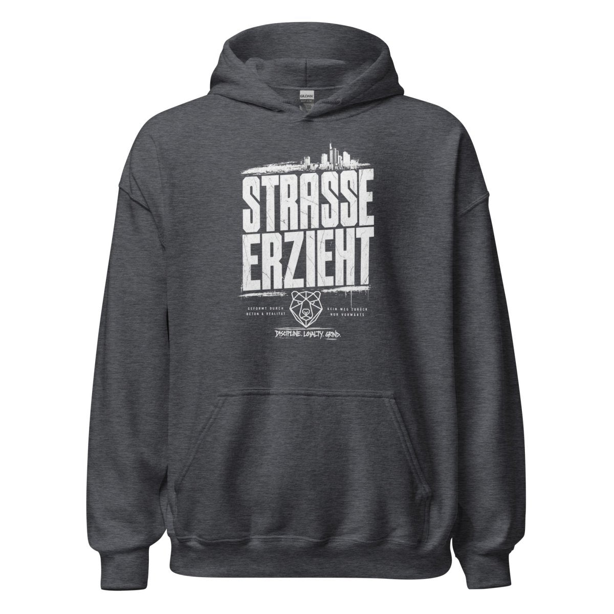 Hoodie "Straße erzieht" – Urban Streetwear S–5XL | Black Ursus - Streetwear - size_range | Black Ursus
