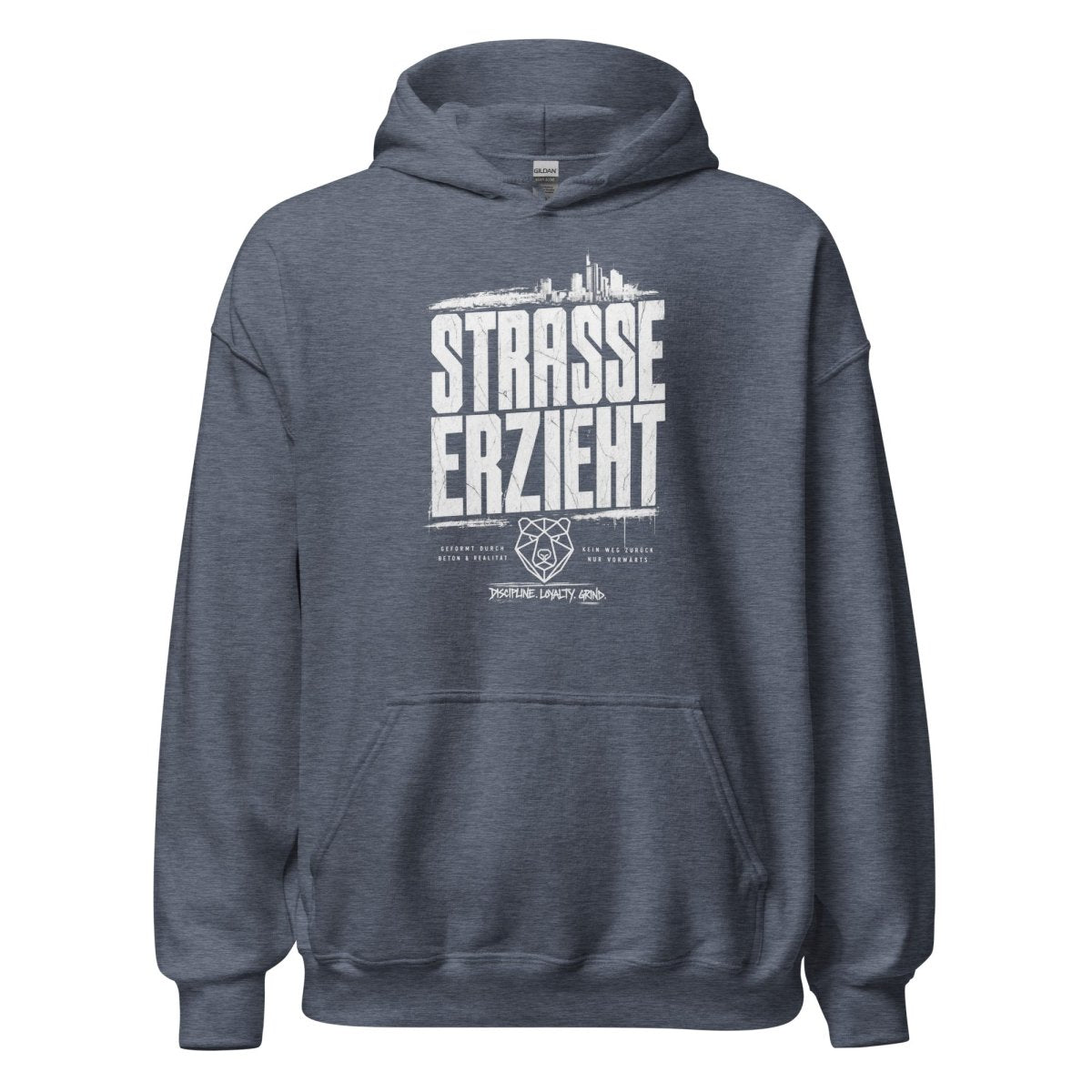 Hoodie "Straße erzieht" – Urban Streetwear S–5XL | Black Ursus - Streetwear - size_range | Black Ursus