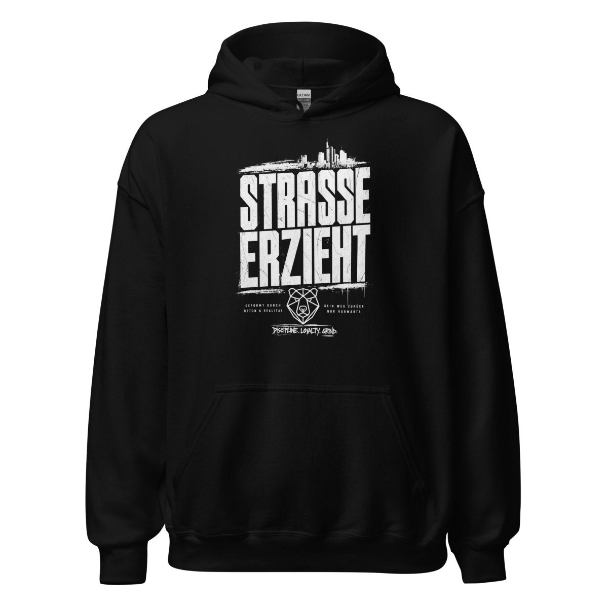 Hoodie "Straße erzieht" – Urban Streetwear S–5XL | Black Ursus - Streetwear - size_range | Black Ursus