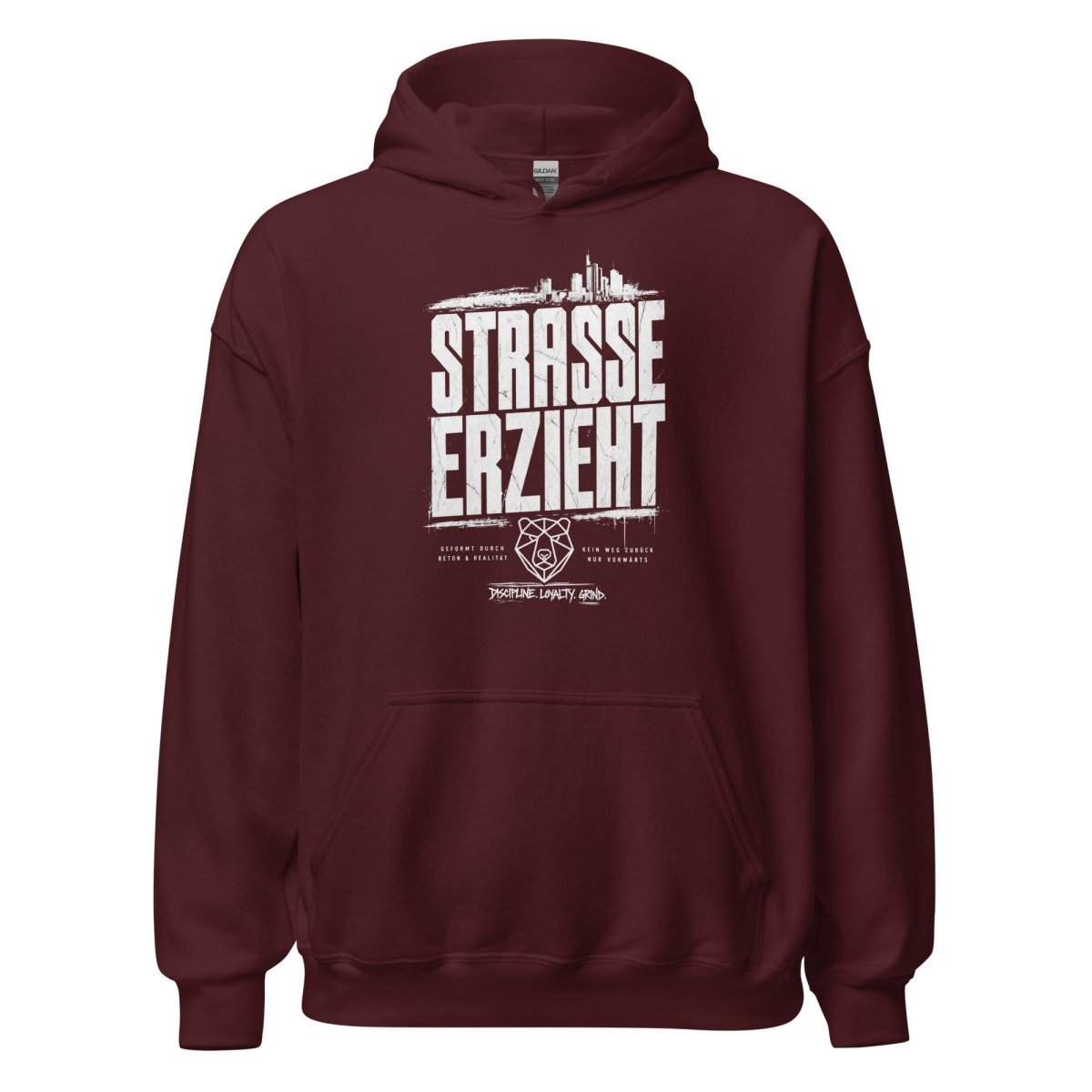 Hoodie "Straße erzieht" – Urban Streetwear S–5XL | Black Ursus - Streetwear - size_range | Black Ursus