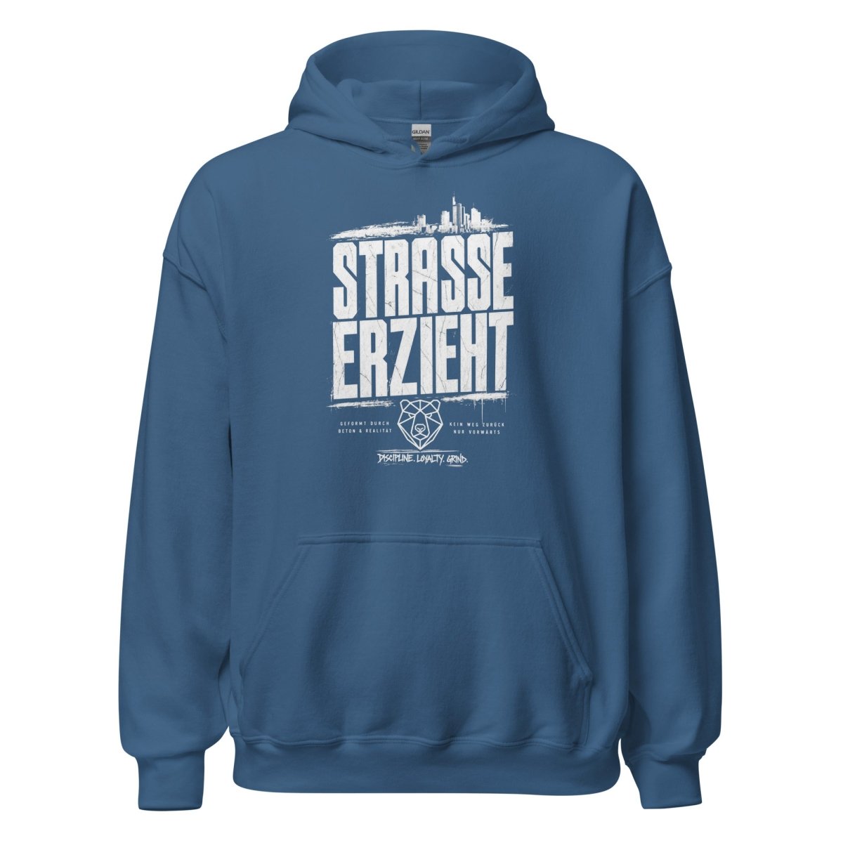 Hoodie "Straße erzieht" – Urban Streetwear S–5XL | Black Ursus - Streetwear - size_range | Black Ursus