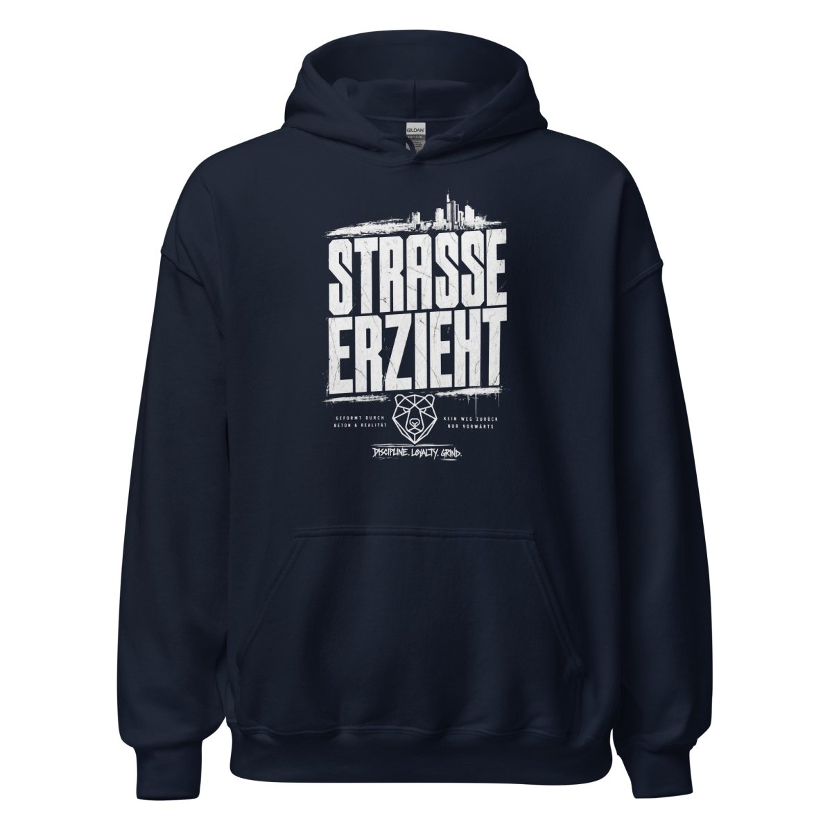 Hoodie "Straße erzieht" – Urban Streetwear S–5XL | Black Ursus - Streetwear - size_range | Black Ursus