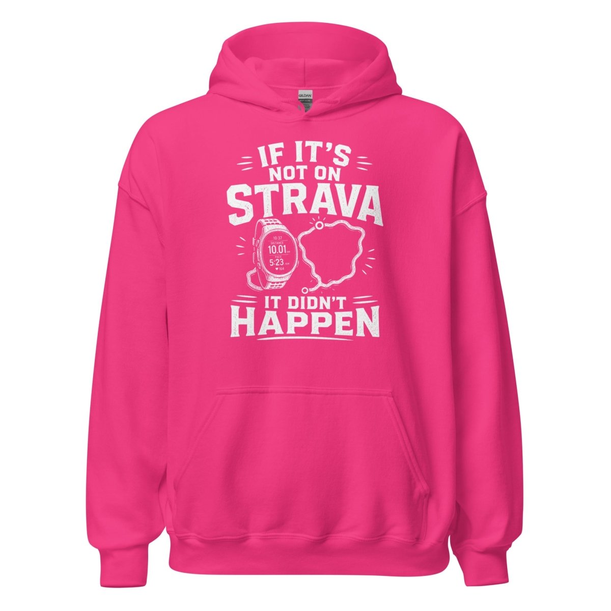 Hoodie "STRAVA" – Running & Laufen S–5XL | Black Ursus - Streetwear - size_range | Black Ursus