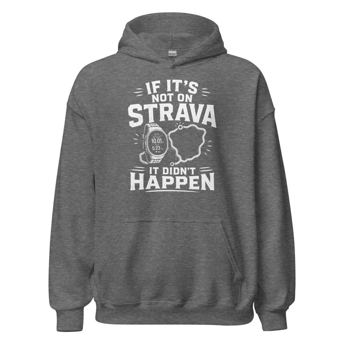 Hoodie "STRAVA" – Running & Laufen S–5XL | Black Ursus - Streetwear - size_range | Black Ursus