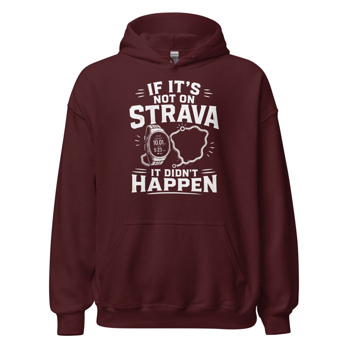 Hoodie "STRAVA" – Running & Laufen S–5XL | Black Ursus - Streetwear - size_range | Black Ursus