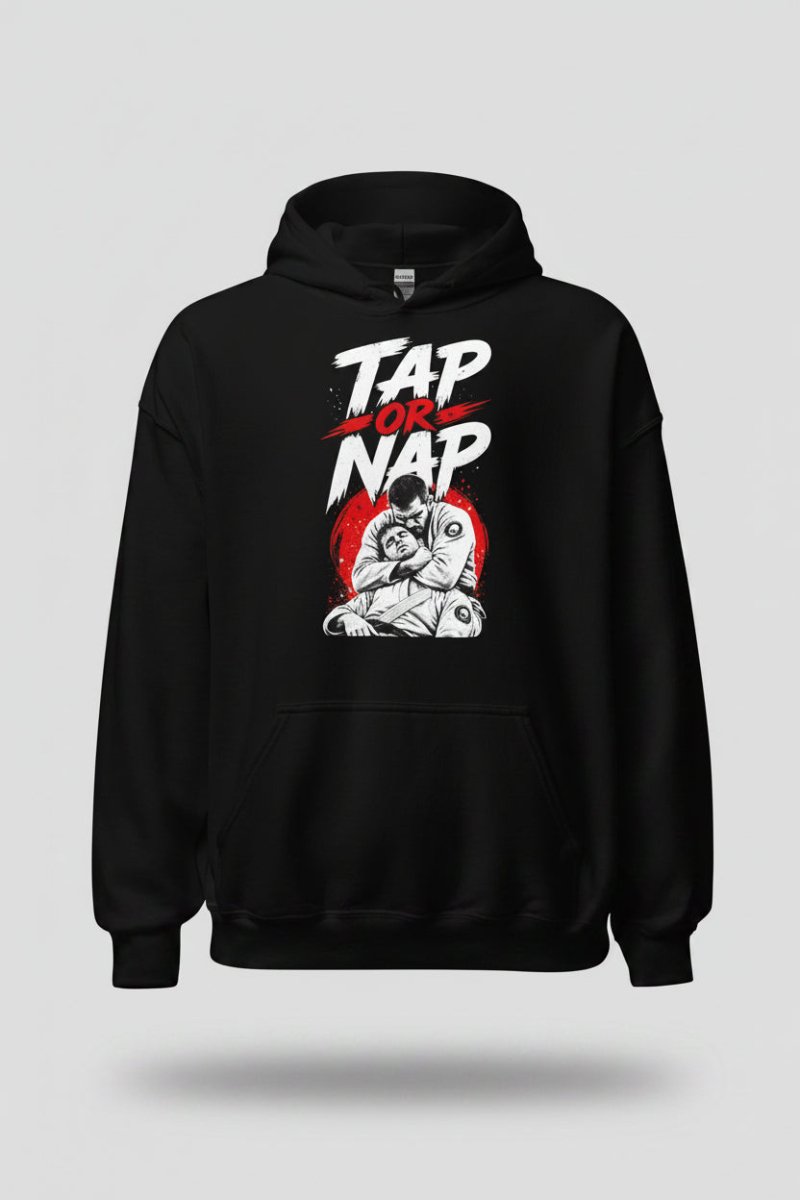 Hoodie "TAP OR NAP" – BJJ & Jiu-Jitsu S–5XL | Black Ursus - Streetwear - size_range | Black Ursus