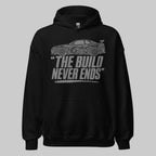Hoodie "The Build Never Ends" – Gym & Bodybuilding S–5XL | Black Ursus - Streetwear - size_range | Black Ursus