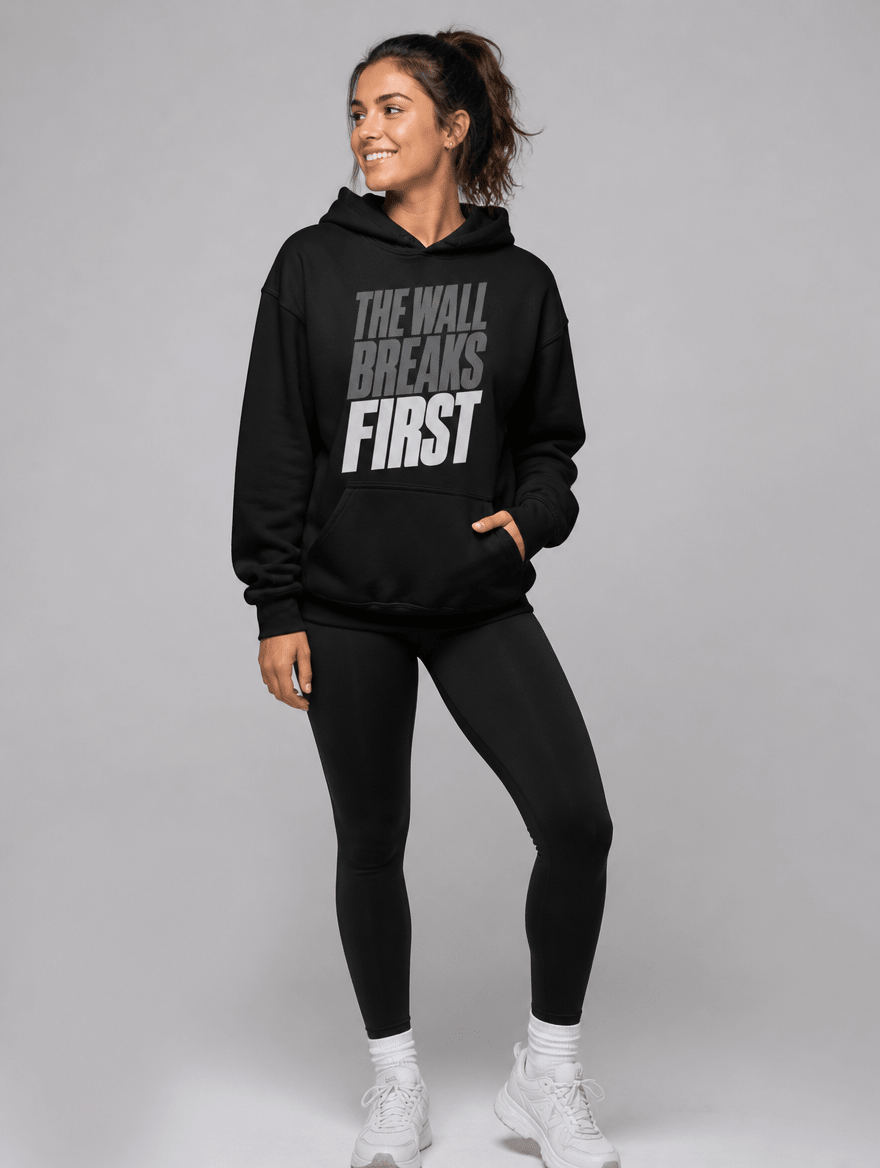 Hoodie "The Wall" – Gym & Bodybuilding S–5XL | Black Ursus - Streetwear - size_range | Black Ursus
