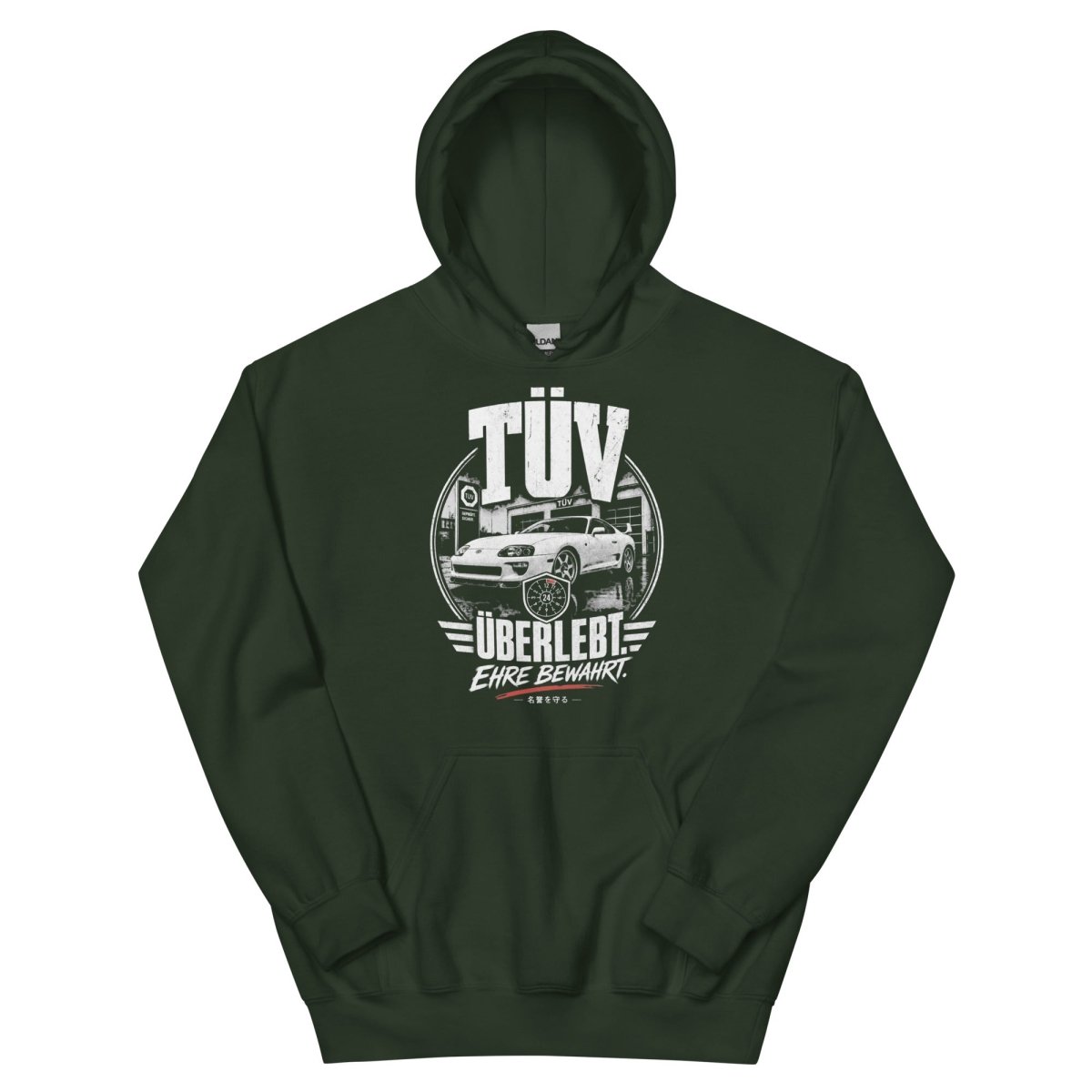 Hoodie "TÜV Überlebt" – JDM & Japan Streetwear S–5XL | Black Ursus - Streetwear - size_range | Black Ursus