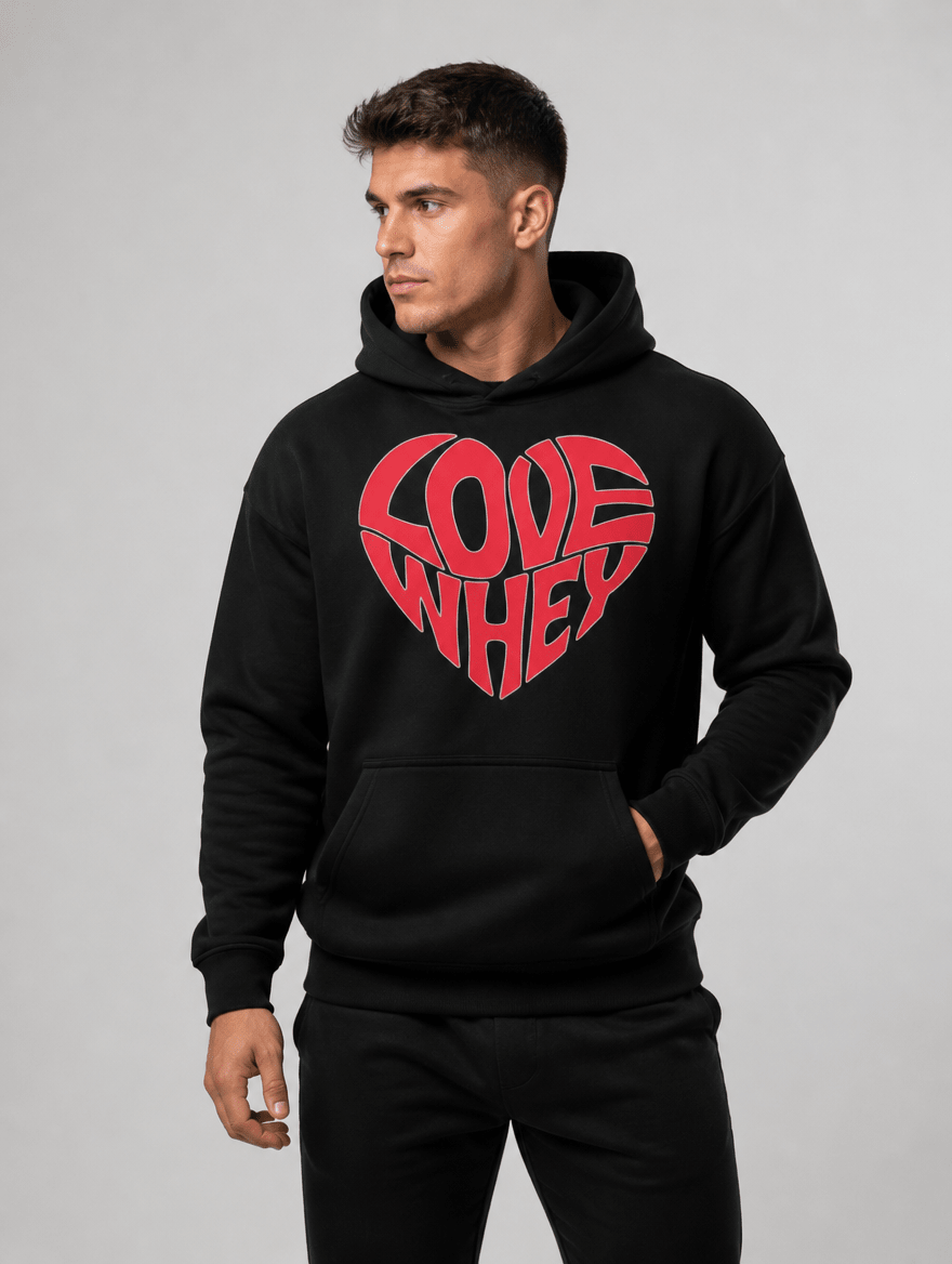 Hoodie "WHEY" – Gym & Bodybuilding S–5XL | Black Ursus - Streetwear - size_range | Black Ursus