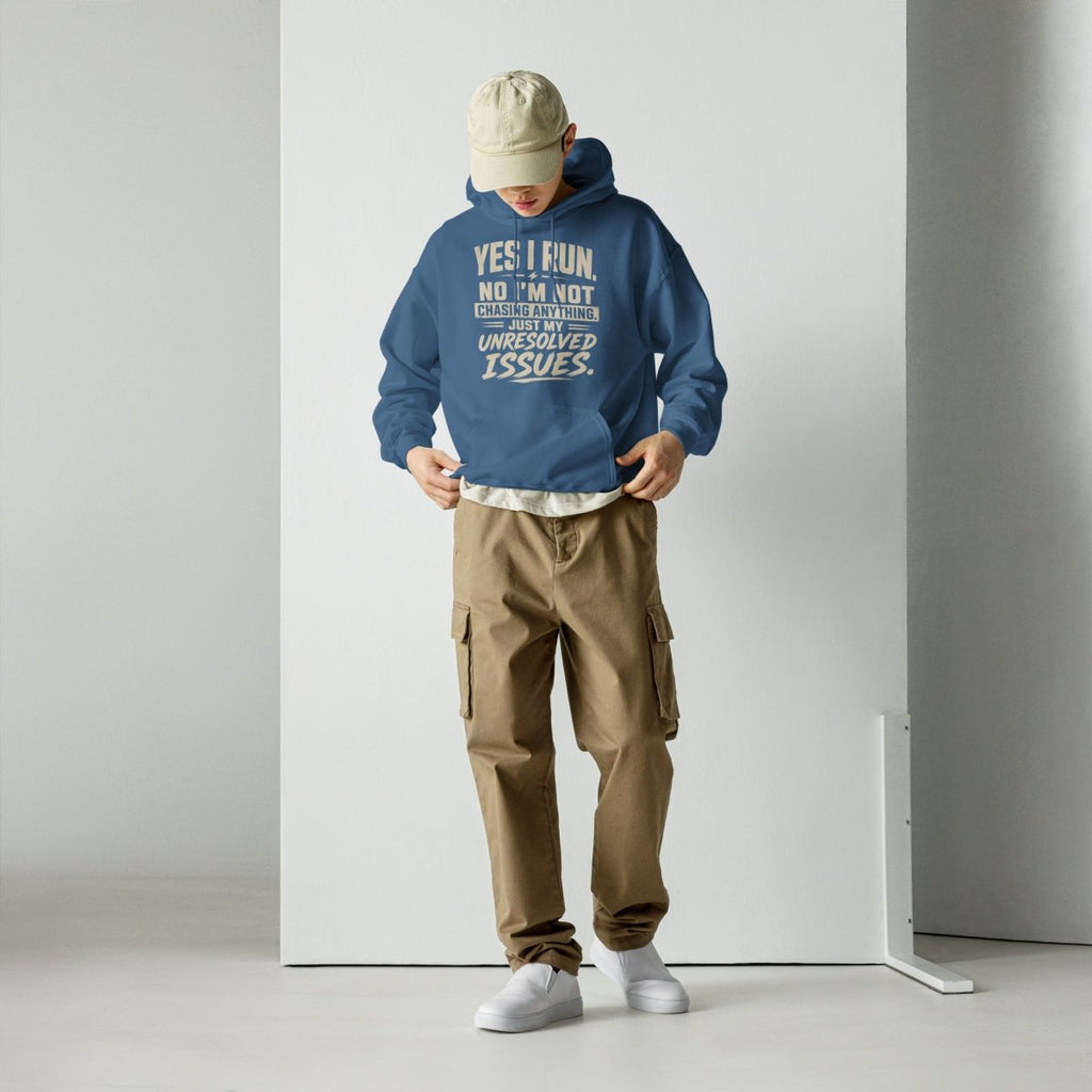 Hoodie "YES I RUN" – Running & Laufen S–5XL | Black Ursus - Streetwear - size_range | Black Ursus