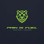 PAIN IS FUEL Unisex Hoodie - Streetwear - size_range | Black Ursus