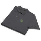 Premium Polo Shirt "Black Ursus" – Piqué, Logo - Stick Grün, S–5XL - Streetwear - size_range | Black Ursus