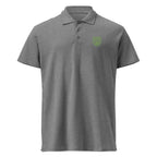 Premium Polo Shirt "Black Ursus" – Piqué, Logo - Stick Grün, S–5XL - Streetwear - size_range | Black Ursus
