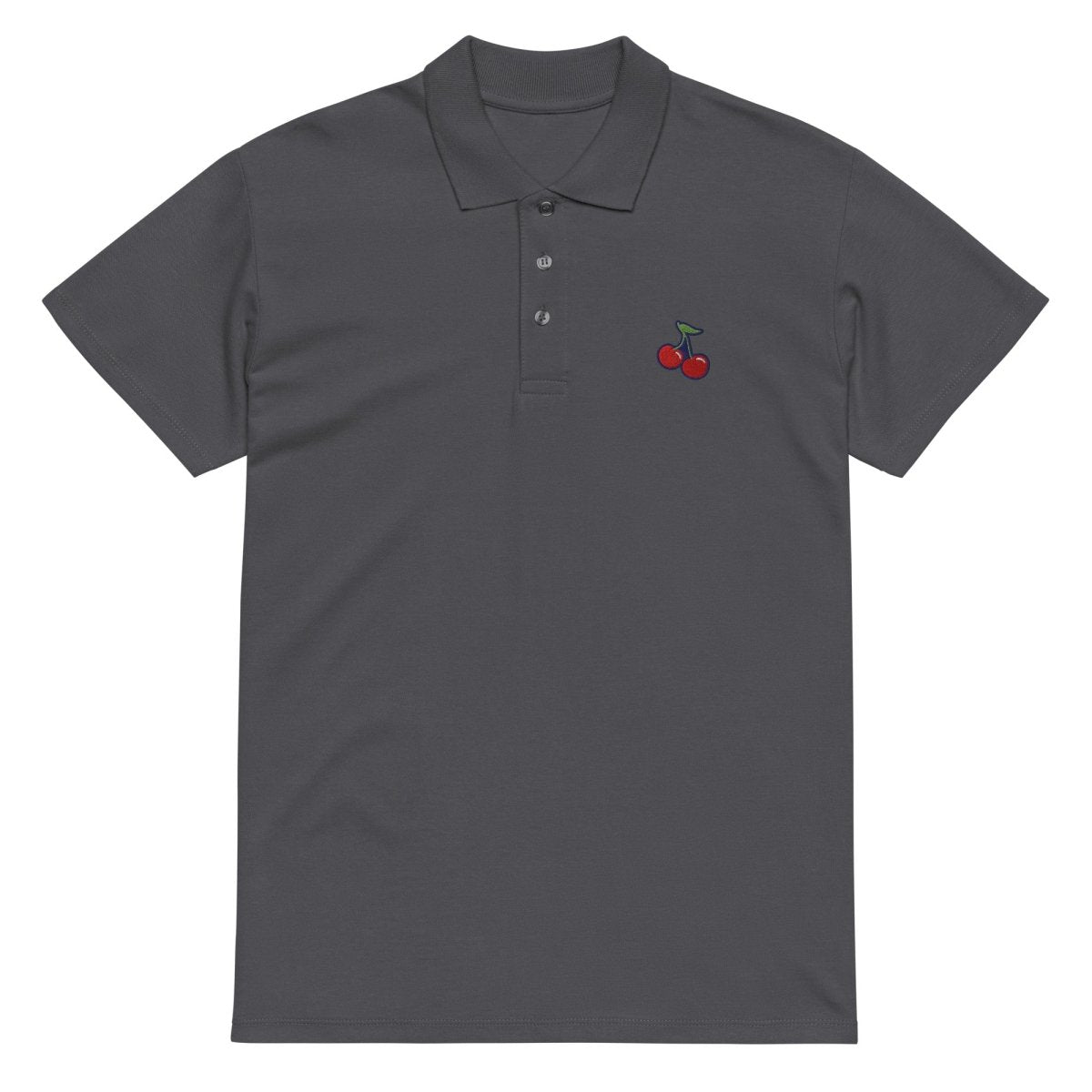 Polo Shirt "Cherry" – Premium Stick, Unisex S–5XL | Black Ursus - Streetwear - size_range | Black Ursus