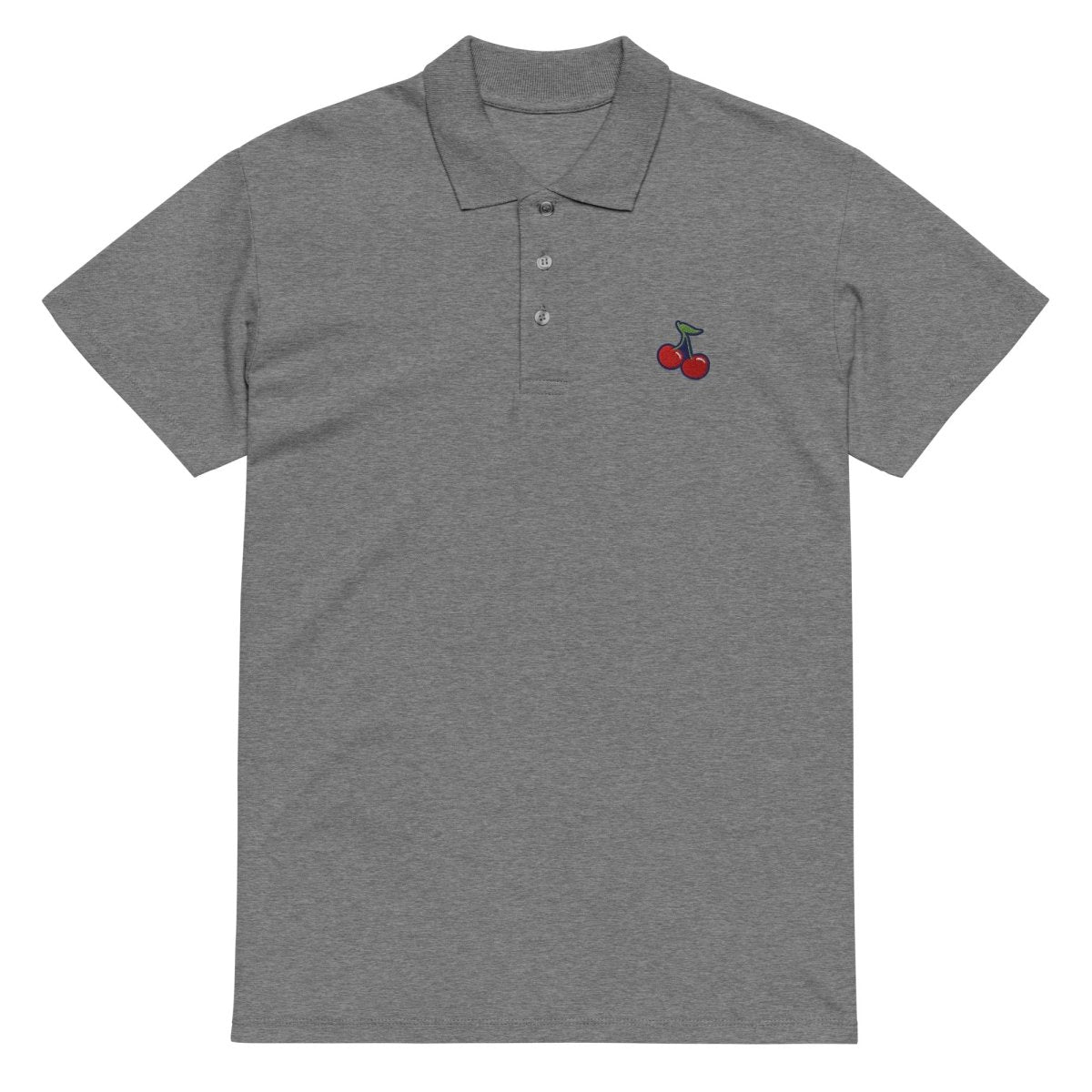 Polo Shirt "Cherry" – Premium Stick, Unisex S–5XL | Black Ursus - Streetwear - size_range | Black Ursus