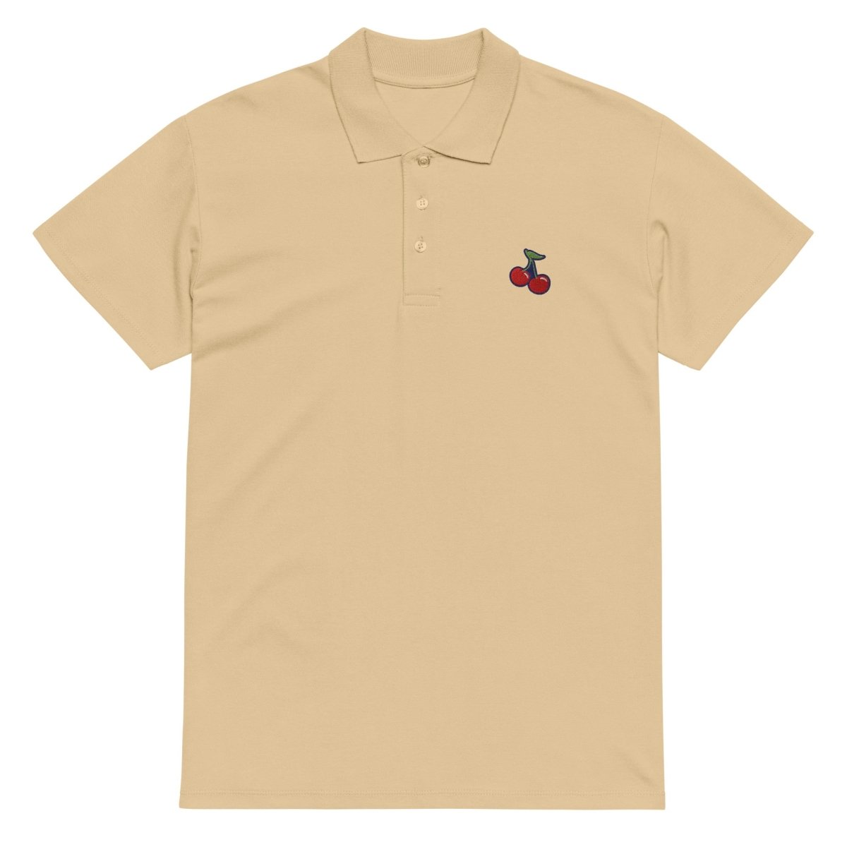 Polo Shirt "Cherry" – Premium Stick, Unisex S–5XL | Black Ursus - Streetwear - size_range | Black Ursus