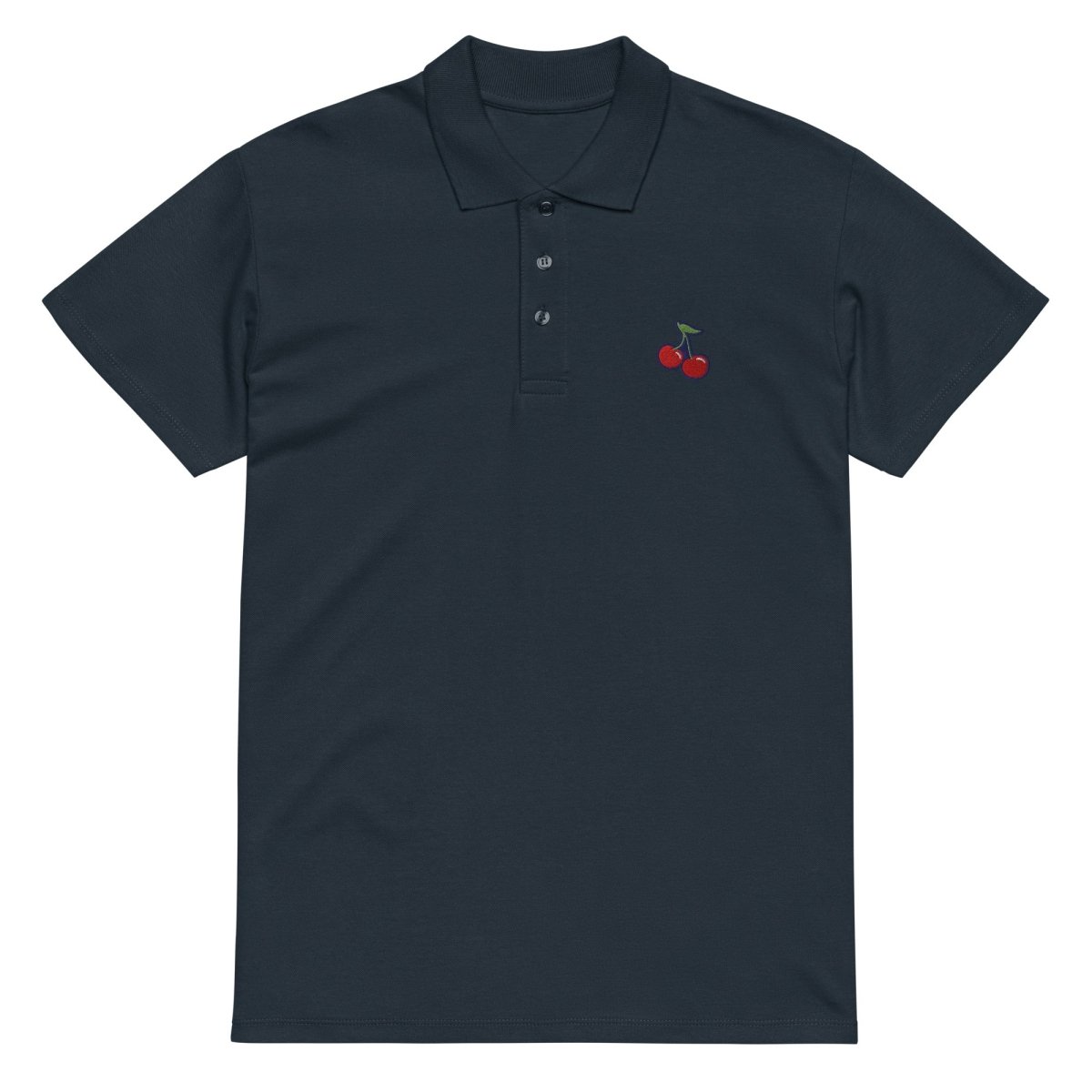 Polo Shirt "Cherry" – Premium Stick, Unisex S–5XL | Black Ursus - Streetwear - size_range | Black Ursus