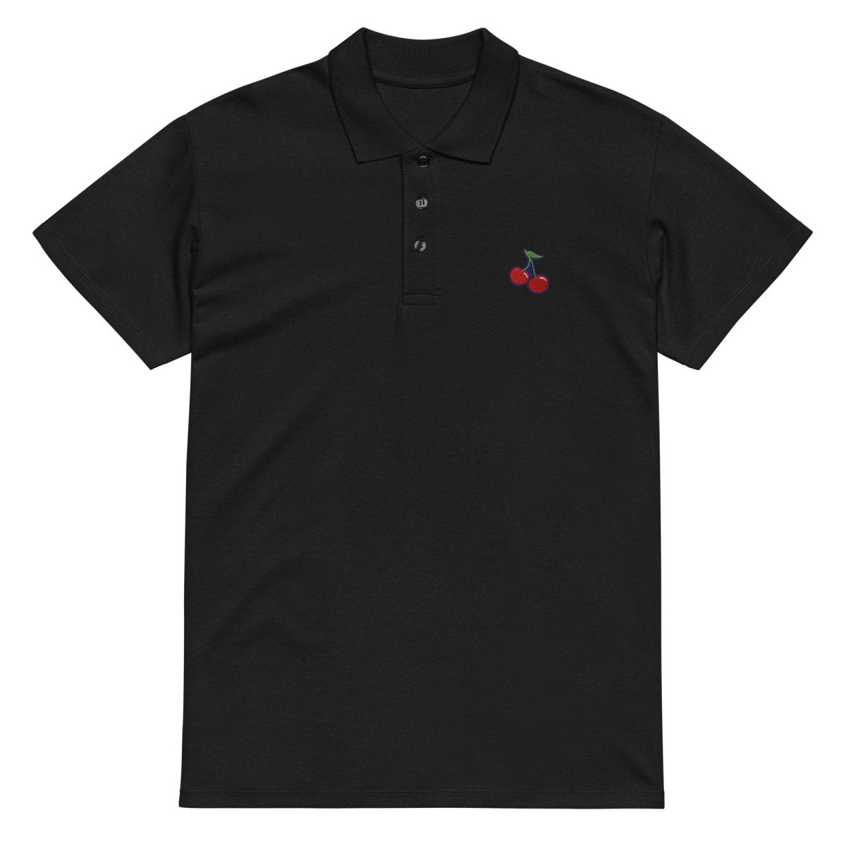 Polo Shirt "Cherry" – Premium Stick, Unisex S–5XL | Black Ursus - Streetwear - size_range | Black Ursus