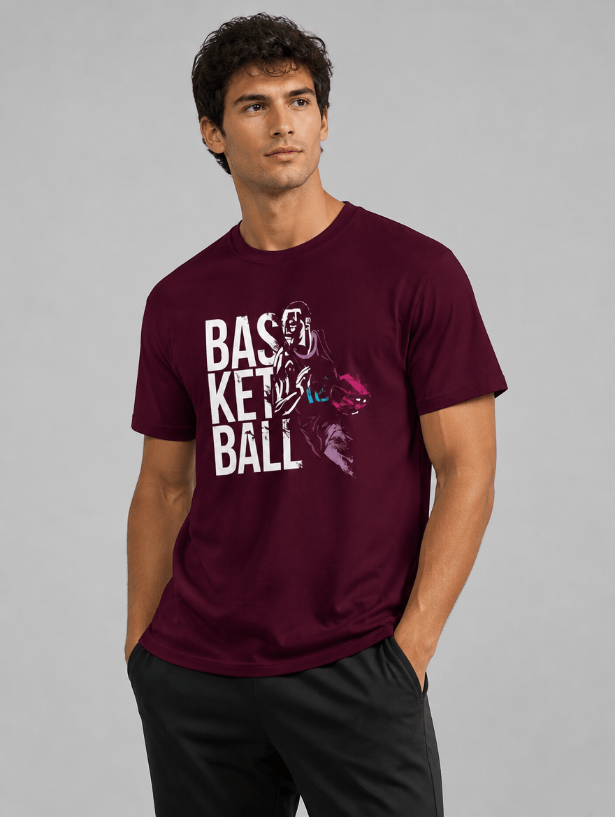 T-Shirt "Basketball Action" – Basketball Streetwear S–5XL | Black Ursus - Streetwear - size_range | Black Ursus