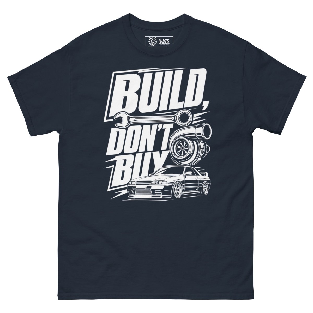 T-Shirt "Build Dont Buy" – Gym & Bodybuilding S–5XL | Black Ursus - Streetwear - size_range | Black Ursus