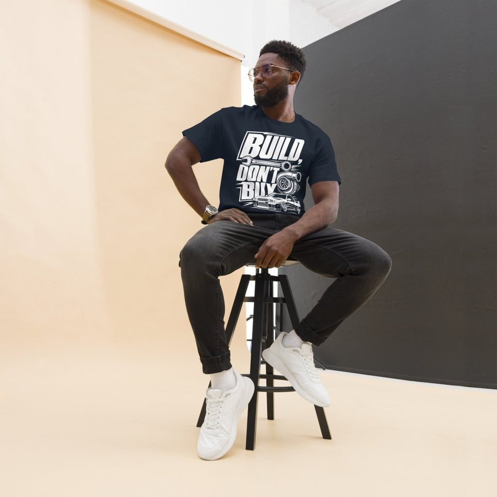 T-Shirt "Build Dont Buy" – Gym & Bodybuilding S–5XL | Black Ursus - Streetwear - size_range | Black Ursus