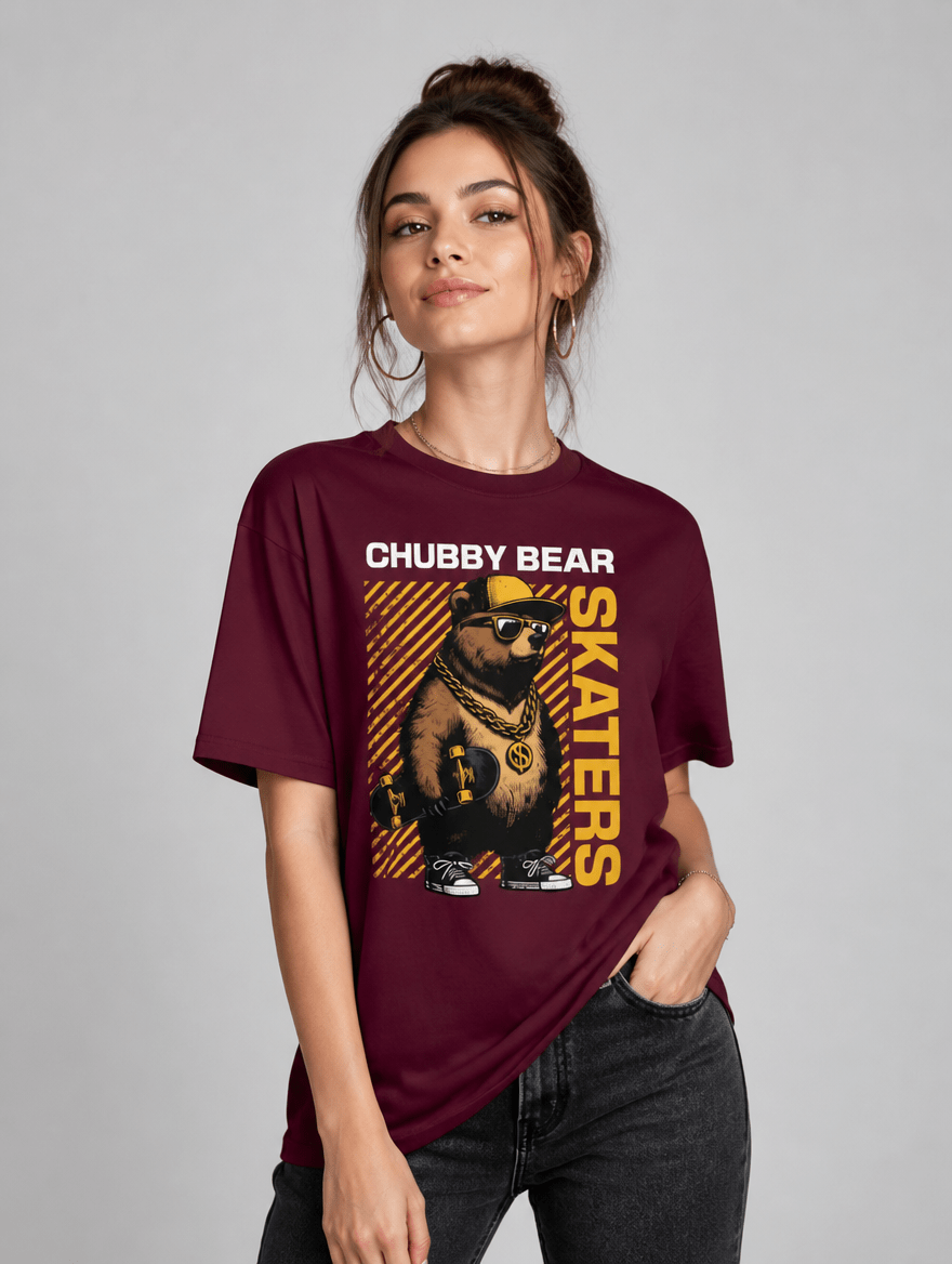 T-Shirt "Chubby Bear" – Black Ursus Signature S–5XL | Black Ursus - Streetwear - size_range | Black Ursus