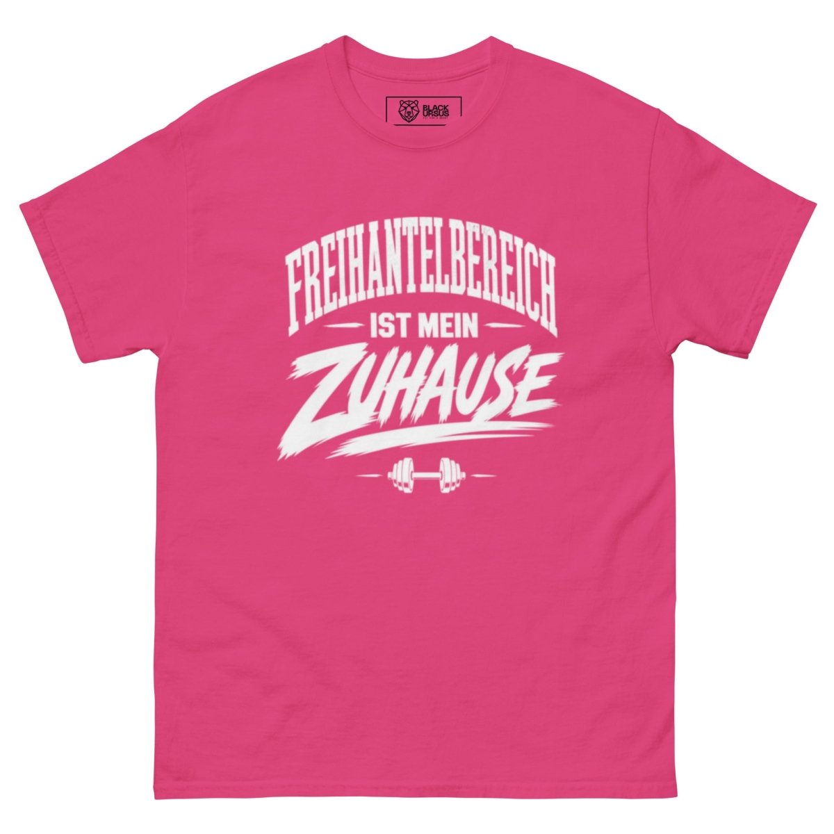 T-Shirt "Freihantelbereich Ist Mein Zuhause" – Gym & Bodybuilding S–5XL | Black Ursus - Streetwear - size_range | Black Ursus