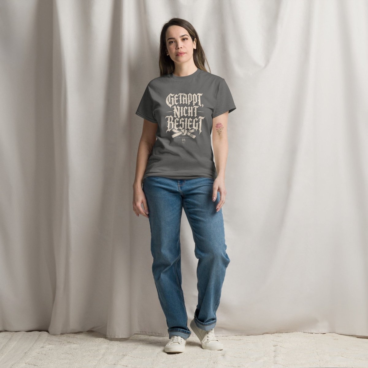 T-Shirt "GETAPPT, NICHT BESIEGT" – BJJ & Jiu-Jitsu S–5XL | Black Ursus - Streetwear - size_range | Black Ursus