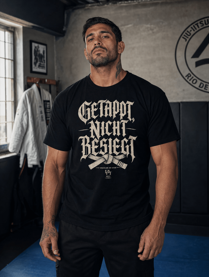 T-Shirt "GETAPPT, NICHT BESIEGT" – BJJ & Jiu-Jitsu S–5XL | Black Ursus - Streetwear - size_range | Black Ursus