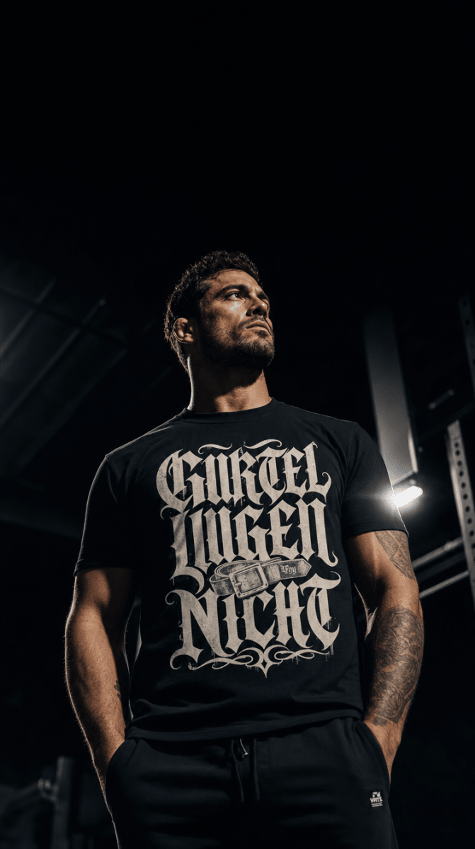 T-Shirt "GÜRTEL LÜGEN NICHT" – BJJ & Jiu-Jitsu S–5XL | Black Ursus - Streetwear - size_range | Black Ursus