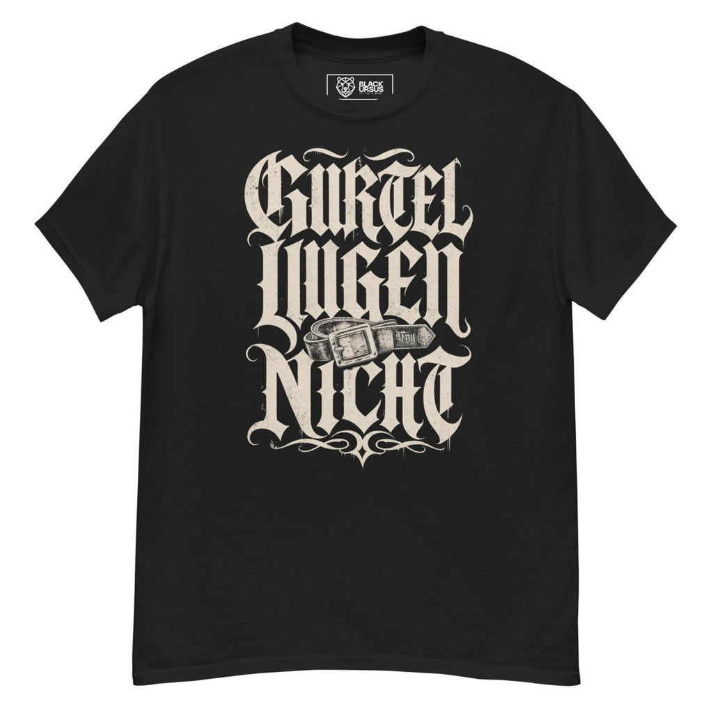 T-Shirt "GÜRTEL LÜGEN NICHT" – BJJ & Jiu-Jitsu S–5XL | Black Ursus - Streetwear - size_range | Black Ursus