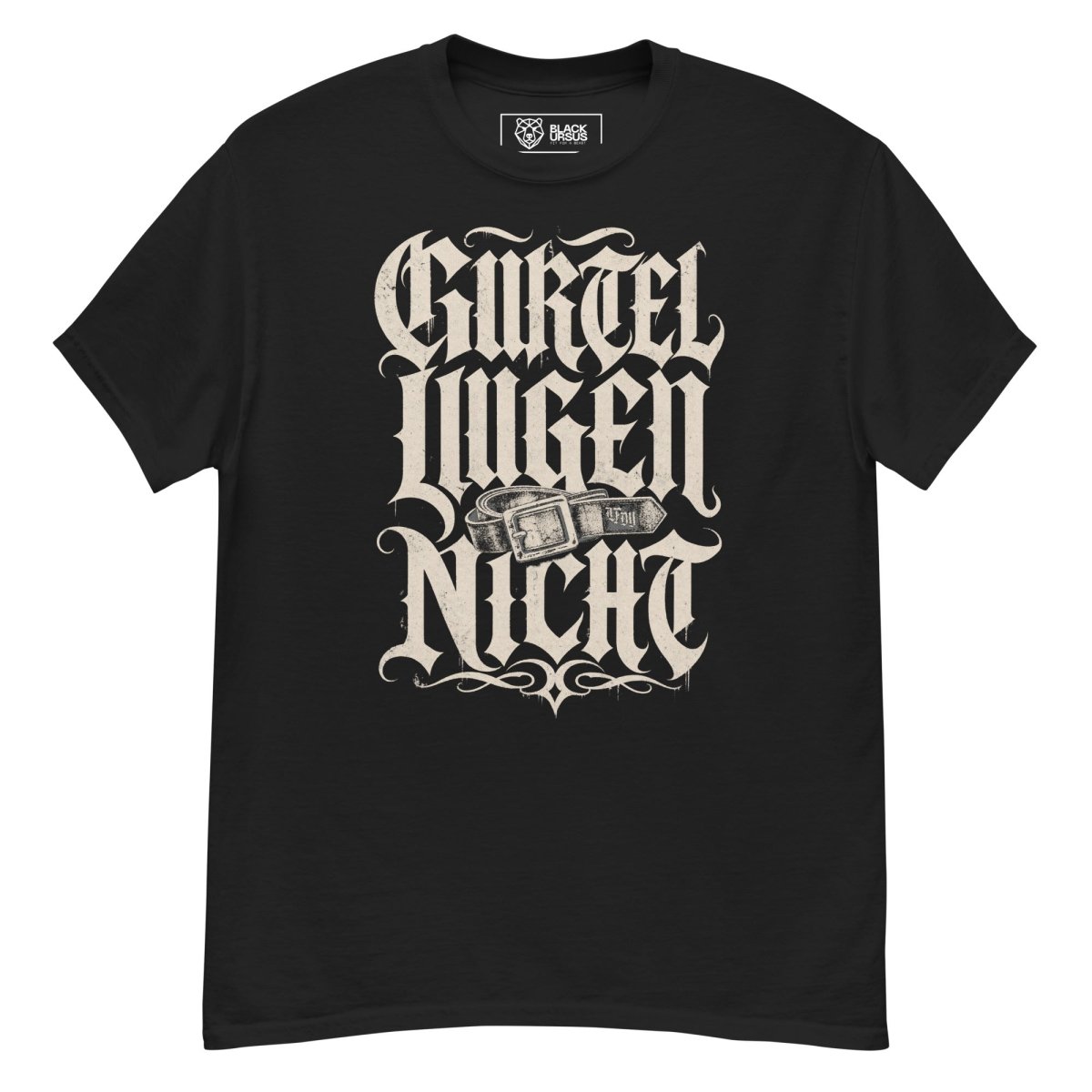 T-Shirt "GÜRTEL LÜGEN NICHT" – BJJ & Jiu-Jitsu S–5XL | Black Ursus - Streetwear - size_range | Black Ursus