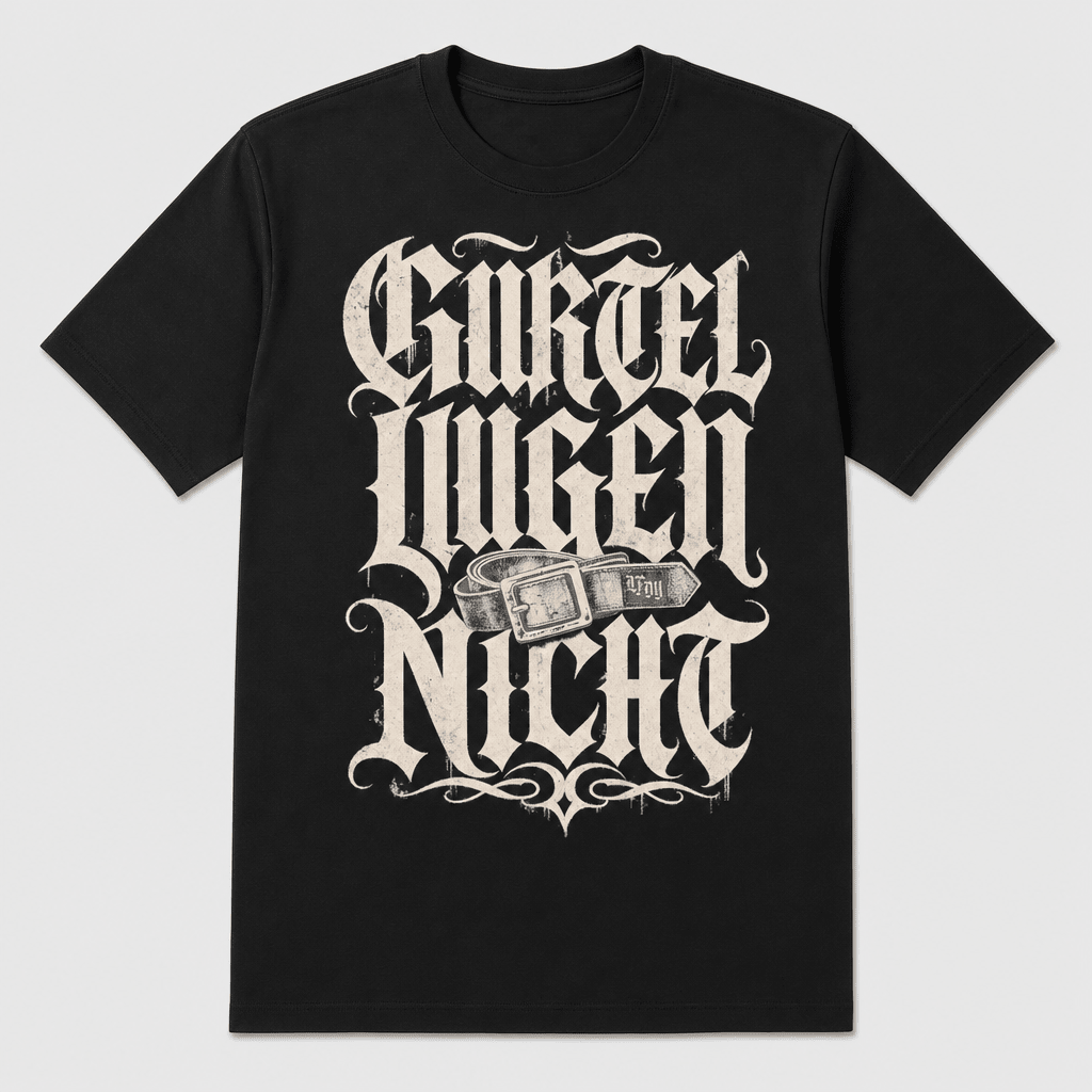 T-Shirt "GÜRTEL LÜGEN NICHT" – BJJ & Jiu-Jitsu S–5XL | Black Ursus - Streetwear - size_range | Black Ursus