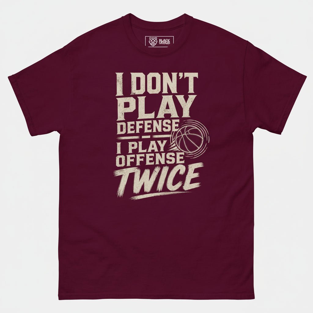 T-Shirt "I DONT PLAY" – Basketball Streetwear S–5XL | Black Ursus - Streetwear - size_range | Black Ursus