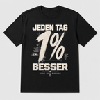 T-Shirt "JEDEN TAG 1% BESSER" – BJJ & Jiu-Jitsu S–5XL | Black Ursus - Streetwear - size_range | Black Ursus