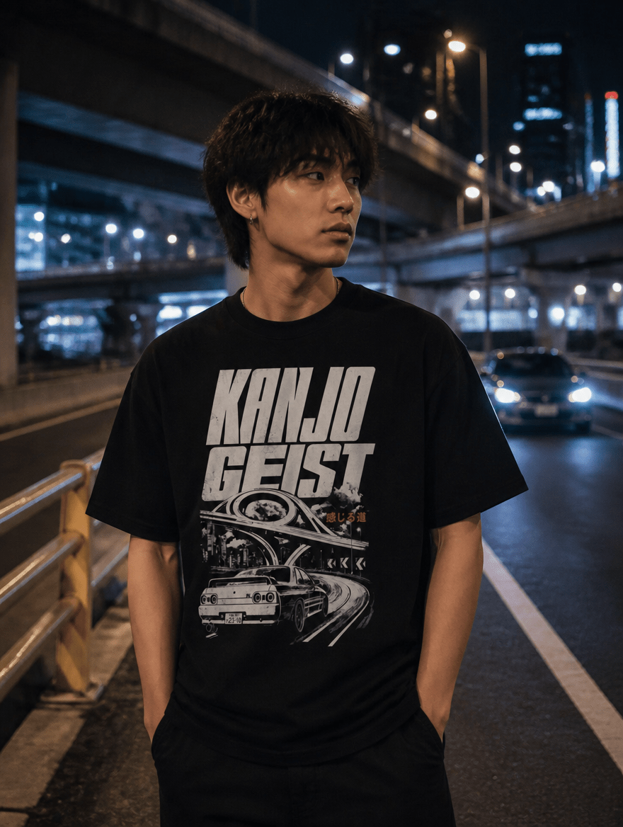 T-Shirt "Kanjo Geist" – JDM & Japan Streetwear S–5XL | Black Ursus - Streetwear - size_range | Black Ursus