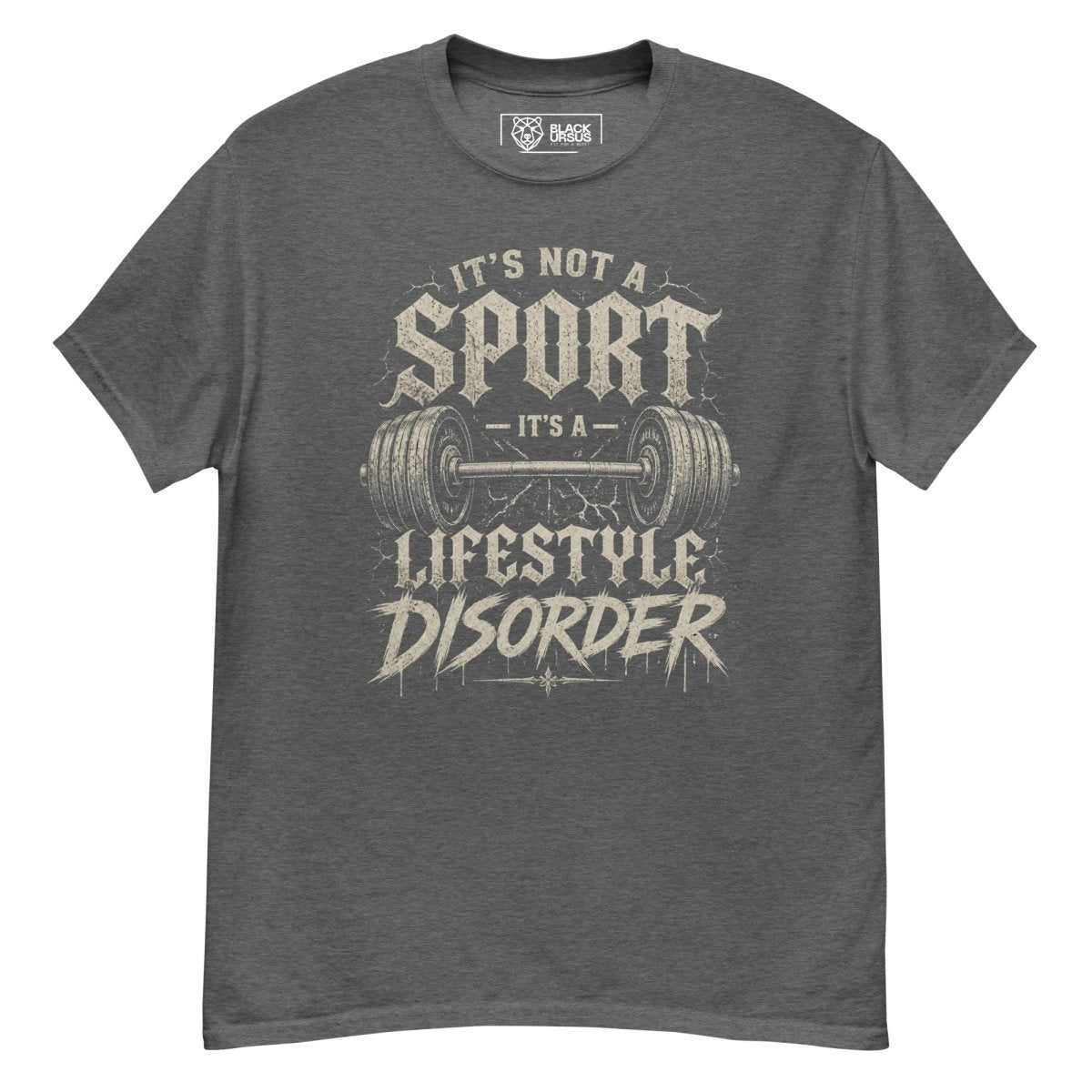 T-Shirt "LIFESTYLE" – Gym & Bodybuilding S–5XL | Black Ursus - Streetwear - size_range | Black Ursus