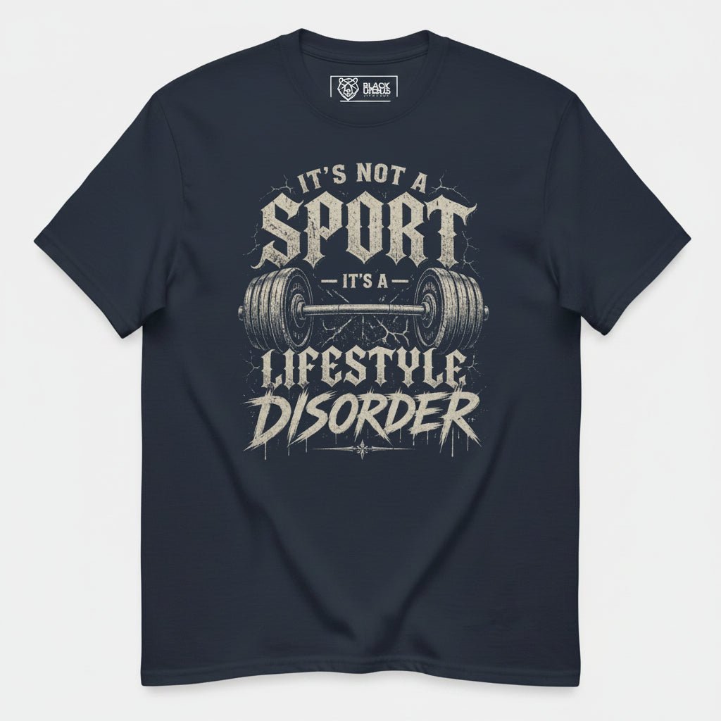 T-Shirt "LIFESTYLE" – Gym & Bodybuilding S–5XL | Black Ursus - Streetwear - size_range | Black Ursus