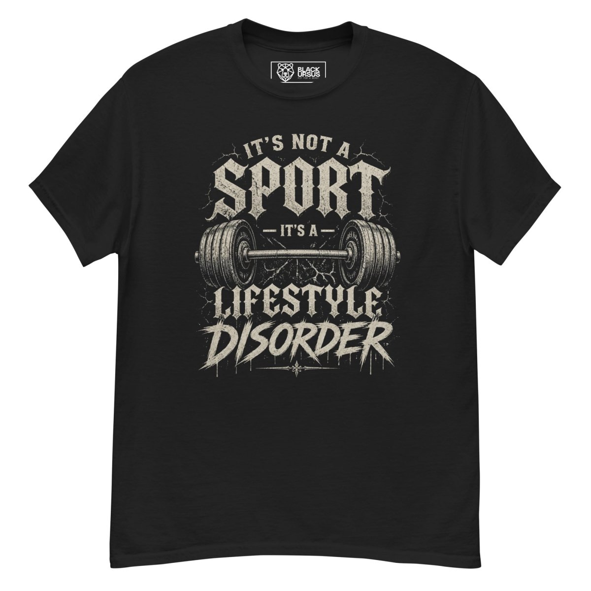 T-Shirt "LIFESTYLE" – Gym & Bodybuilding S–5XL | Black Ursus - Streetwear - size_range | Black Ursus