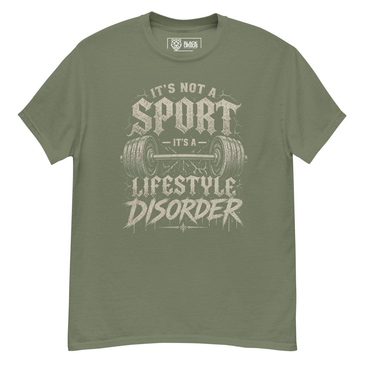 T-Shirt "LIFESTYLE" – Gym & Bodybuilding S–5XL | Black Ursus - Streetwear - size_range | Black Ursus