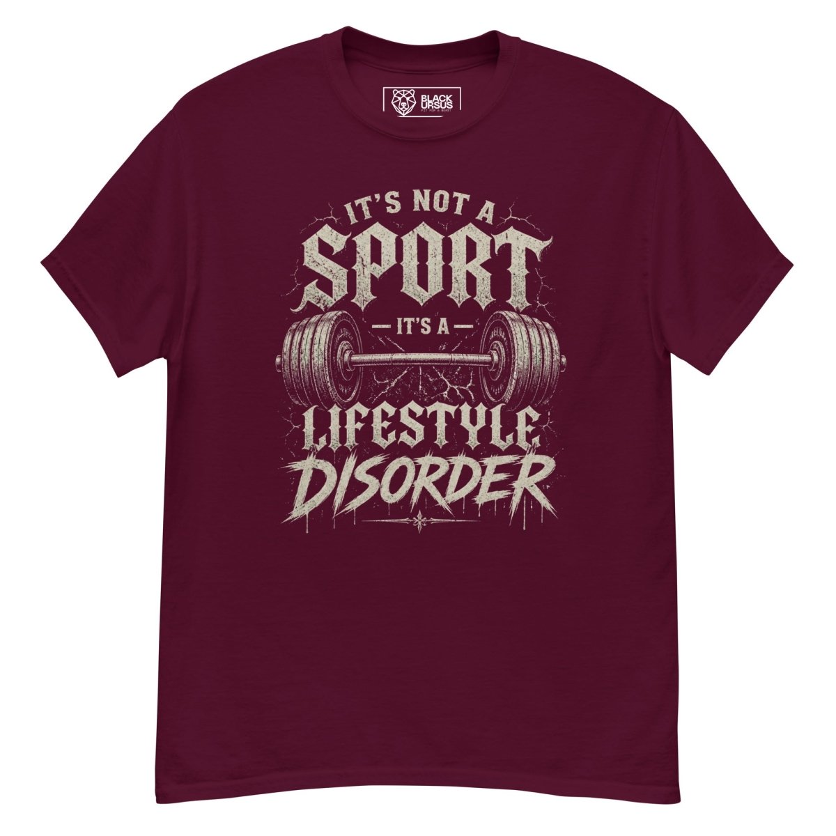 T-Shirt "LIFESTYLE" – Gym & Bodybuilding S–5XL | Black Ursus - Streetwear - size_range | Black Ursus