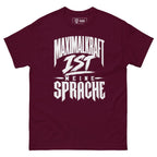 T-Shirt "Maximalkraft Ist Meine Sprache" – Gym & Bodybuilding S–5XL | Black Ursus - Streetwear - size_range | Black Ursus