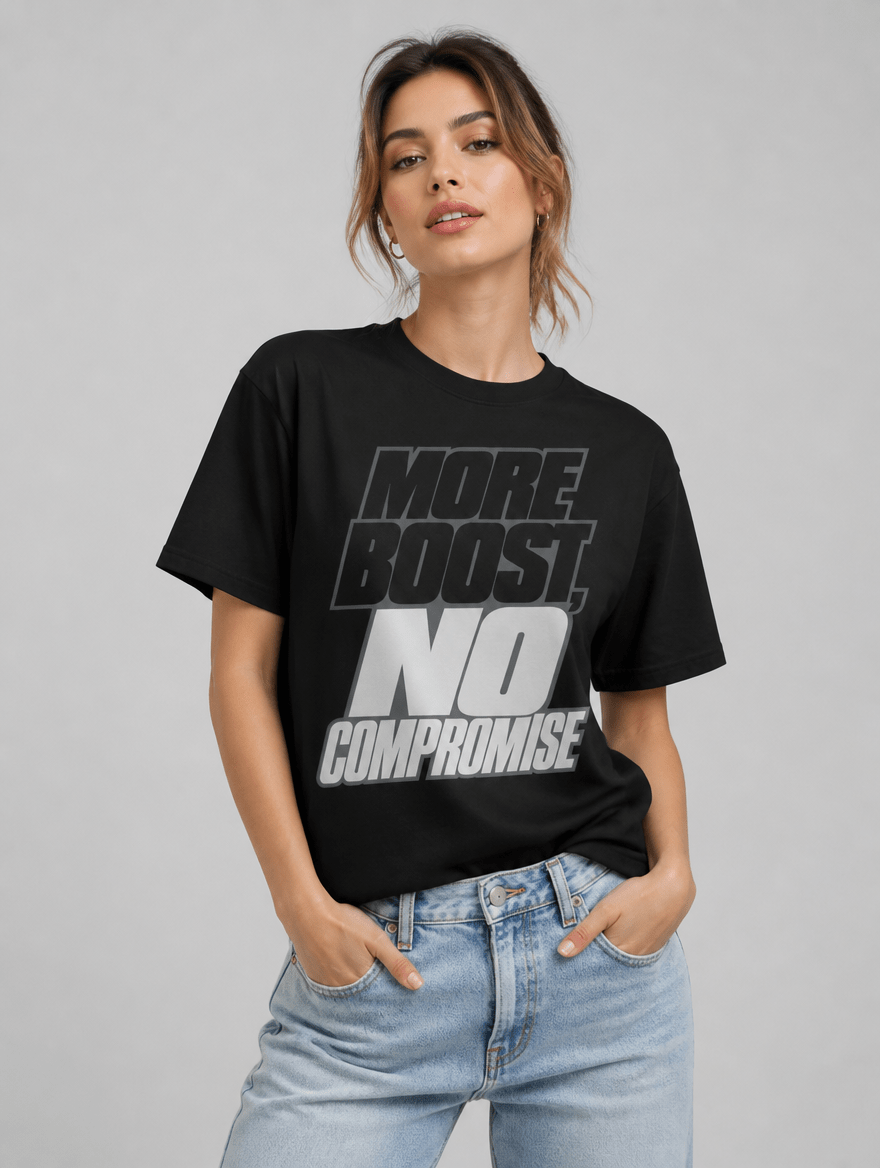 T-Shirt "More Boost" – Gym & Bodybuilding S–5XL | Black Ursus - Streetwear - size_range | Black Ursus