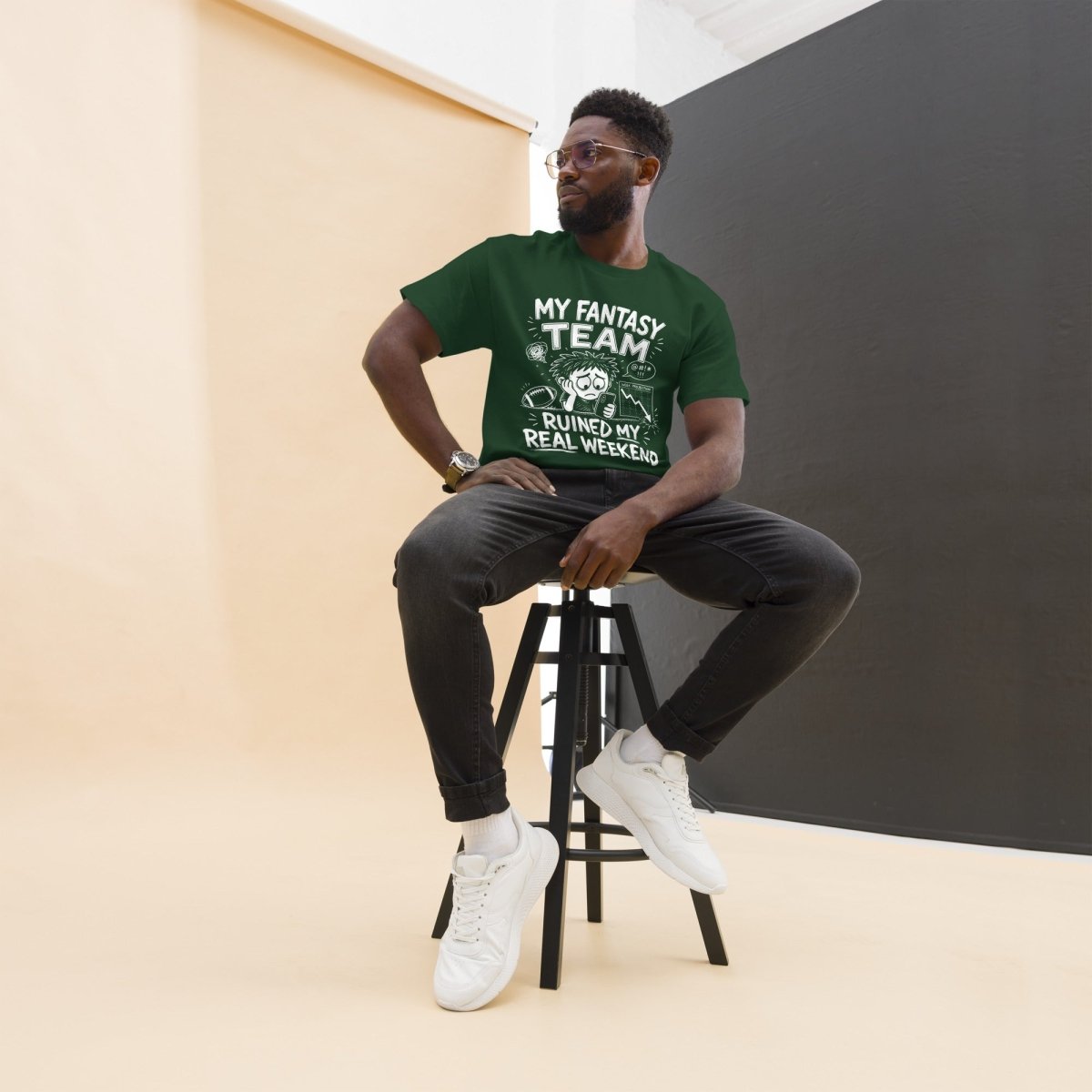 T-Shirt "MY FANTASY" – Football Streetwear S–5XL | Black Ursus - Streetwear - size_range | Black Ursus