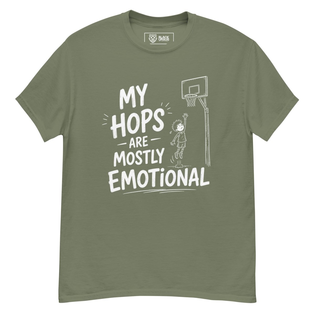 T-Shirt "MY HOPS" – Basketball Streetwear S–5XL | Black Ursus - Streetwear - size_range | Black Ursus