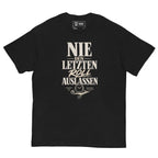 T-Shirt "NIE DEN LETZTEN ROLL AUSLASSEN" – BJJ & Jiu-Jitsu S–5XL | Black Ursus - Streetwear - size_range | Black Ursus